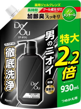 デ・オウ 薬用ジェルクレンズ ノンメントール つめかえ　大容量